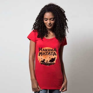 CAMISETA VERMELHA - HAKUNA MATATA