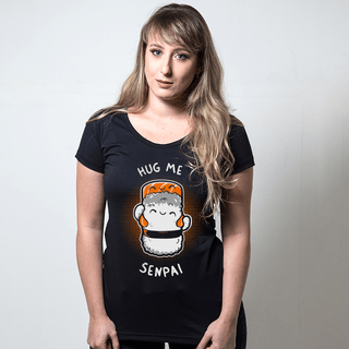 CAMISETA PRETA - HUGME SENPAI