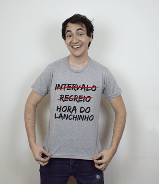 CAMISETA CINZA - LANCHINHO