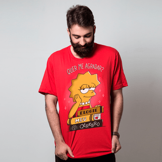 CAMISETA VERMELHA - ELOGIE MEU CÉREBRO