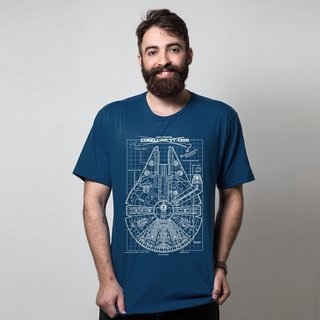 CAMISETA AZUL PETRÓLEO - PROJECT MILLENIUM