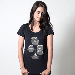 CAMISETA PRETA - QUEEN FALLS