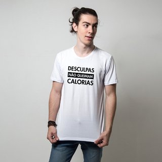 CAMISETA BRANCA - DESCULPAS