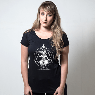 CAMISETA PRETA - BAPHOMET GAMER