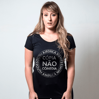 CAMISETA PRETA - CÓPIA NÃO COMÉDIA