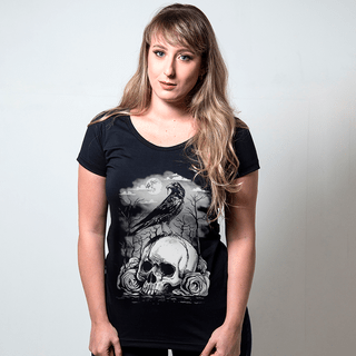 CAMISETA PRETA - CORVO