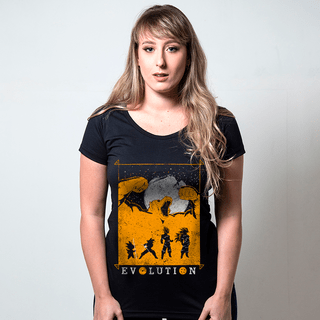 CAMISETA PRETA - A EVOLUÇÃO