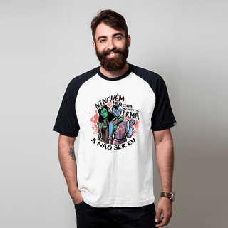 CAMISETA RAGLAN BRANCA - IRMÃS