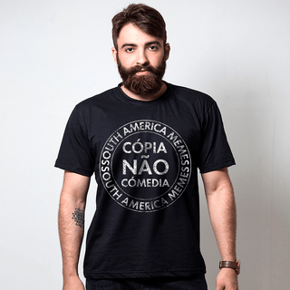 CAMISETA PRETA - CÓPIA NÃO COMÉDIA