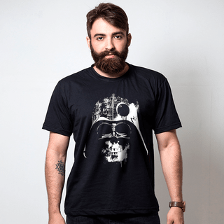 CAMISETA PRETA - DARTH SKULL