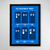 PÔSTER COM MOLDURA - EVOLUTION OF TARDIS