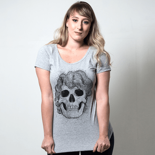 CAMISETA CINZA - FELPS SKULL