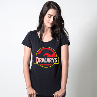 CAMISETA PRETA - DRACARYS