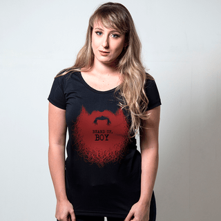 CAMISETA PRETA - BEARD UP BOY!