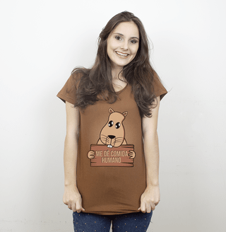 CAMISETA MARROM - ROBSON A CAPIVARA