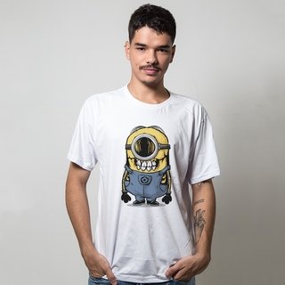 CAMISETA BRANCA - YELLOW SKULL