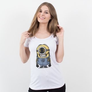 CAMISETA BRANCA - YELLOW SKULL