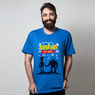 CAMISETA AZUL ROYAL - YOU'VE GOT A FRIEND