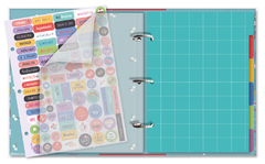 Caderno argolado - Arco-íris - comprar online