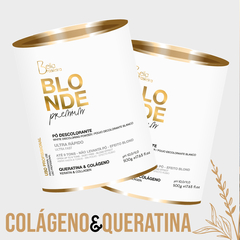 Pó Descolorante Blond Premium Branco 500g - Bella Brasileira - comprar online