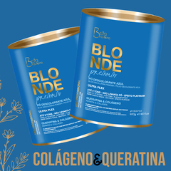 Pó Descolorante Blond Premium Plex Azul 500g - Bella Brasileira - comprar online