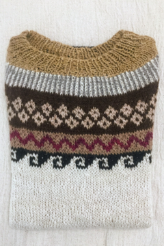 Imagen de pullover ANDINO BLANCO - unisex -