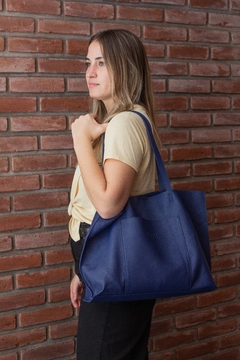 TOTE JAKOB AZUL - tienda online