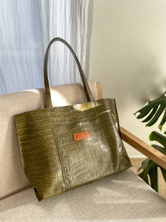 TOTE JAKOB CROCO VERDE