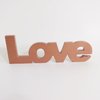 Love de MDF no Rose Gold