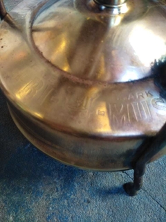 Antiguo calentador Primus de bronce. Hecho en Suecia - comprar online