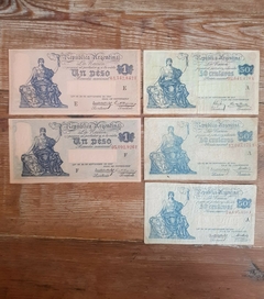 Colección de Billetes Moneda Nacional.