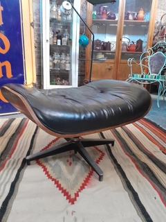 Poltrona Eames Miller Otomana Lounge Chair. Pieza Original Sellada Numerada.