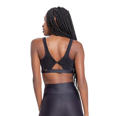 Top Live Fresh Twist Essential Feminino - Preto na internet