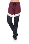 Calça Jogger Nylon Bordo