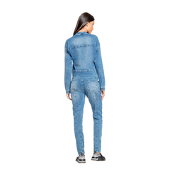 Jaqueta Live Stone Denim Feminina - Azul - loja online