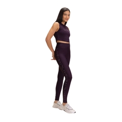 Calça Live Fuso Icon Neo Feminina - Roxo escuro - The Fit Brand