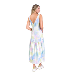 Vestido Exibir Tie Dye