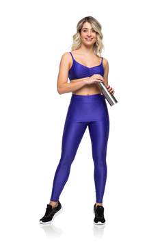 Legging Fitness Cover - Azul Bic - The Fit Brand