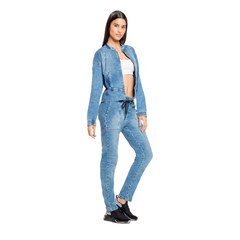 Jaqueta Live Stone Denim Feminina - Azul na internet