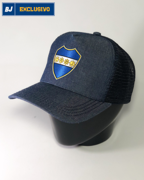 Gorra Plana Gabardina Escudo #1 - IDI Indumentaria