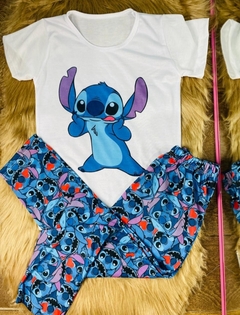 Pijama Largo Niños Stitch