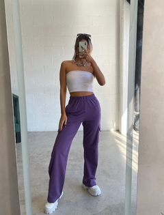 Pantalon Jogger Cargo Violeta - Naptime Pijamas