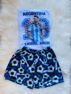 Pijama Corto Niños Messi