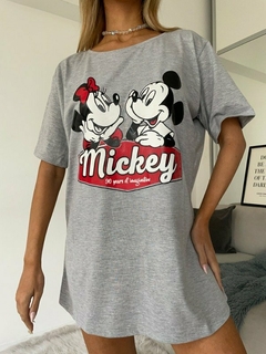 Remera Estampada Mickey Gris #03