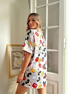 Remeron Premium Mickey Formas Gris