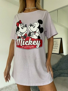 Remera Estampada Mickey Lila #03