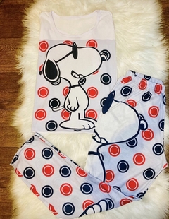 Pijama Largo Adulto Snoopy