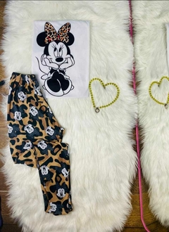 Pijama Adulto Largo Minnie Print