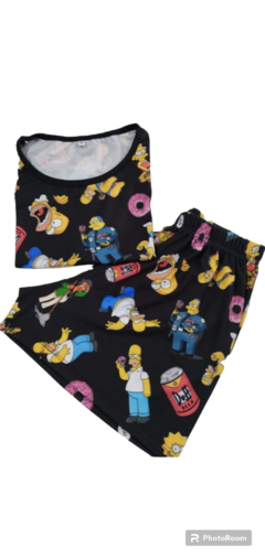 Pijama Corto Los Simpsons