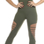 Macacão Fitness com Strappy Verde Militar | SSTYLE - Moda Fitness